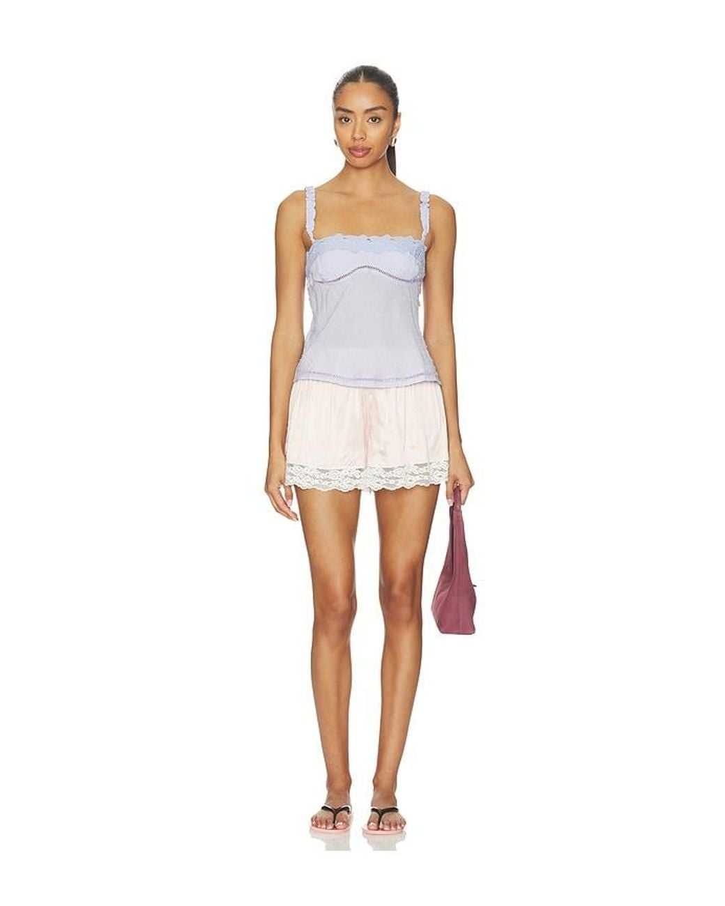 Free People White Little Love Tank