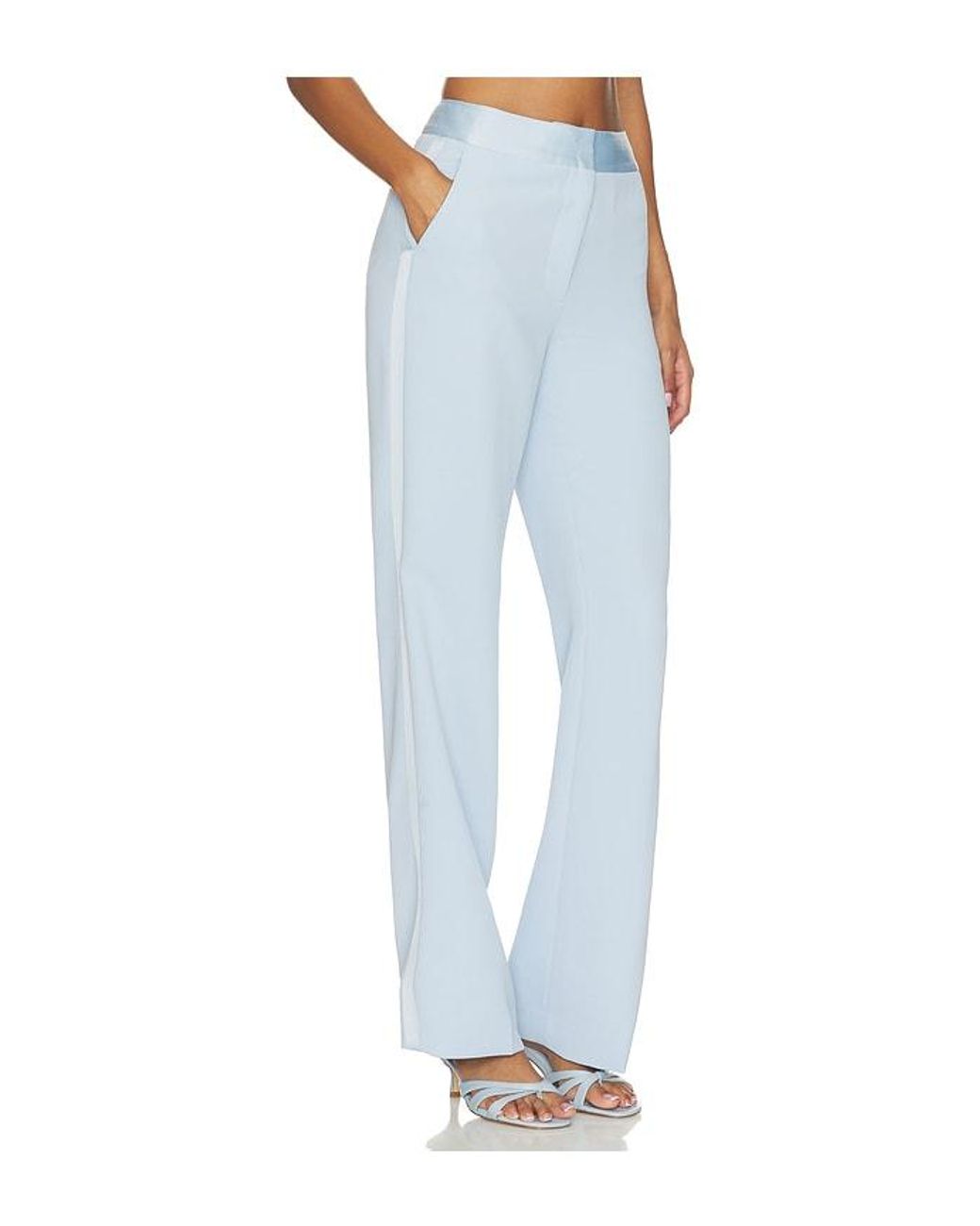 Fleur du Mal Blue Tuxedo Pant
