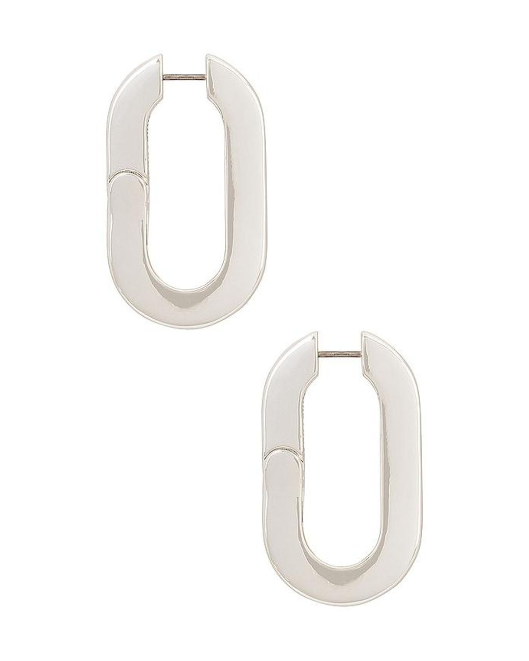 Jenny Bird White Mega U-Link Earrings