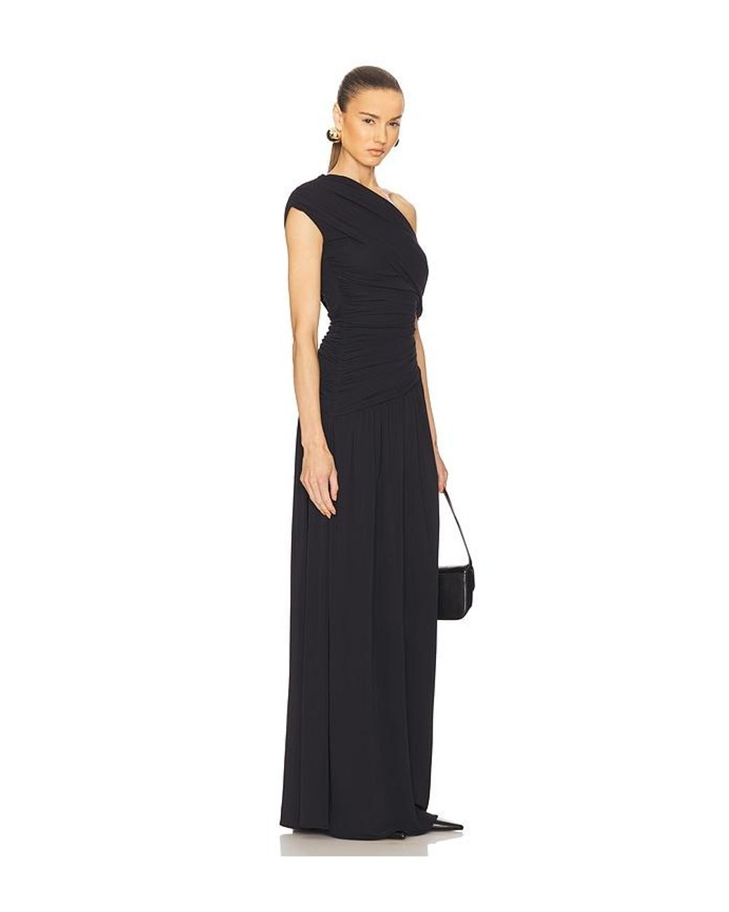 helsa apolla jersey dress The in Blue Elastic cuff