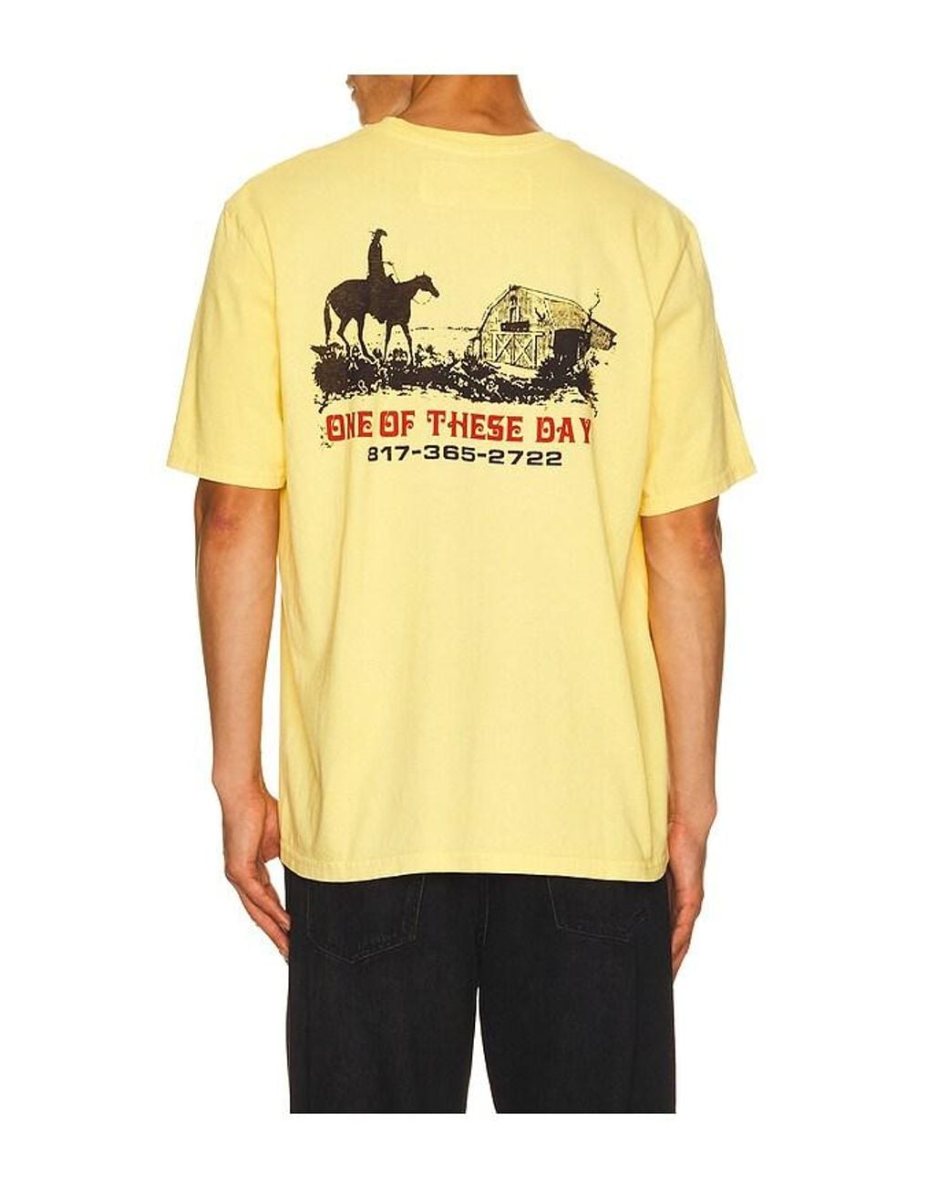 One Of These Days Yellow Trail Of Dust Tee Shirt for men