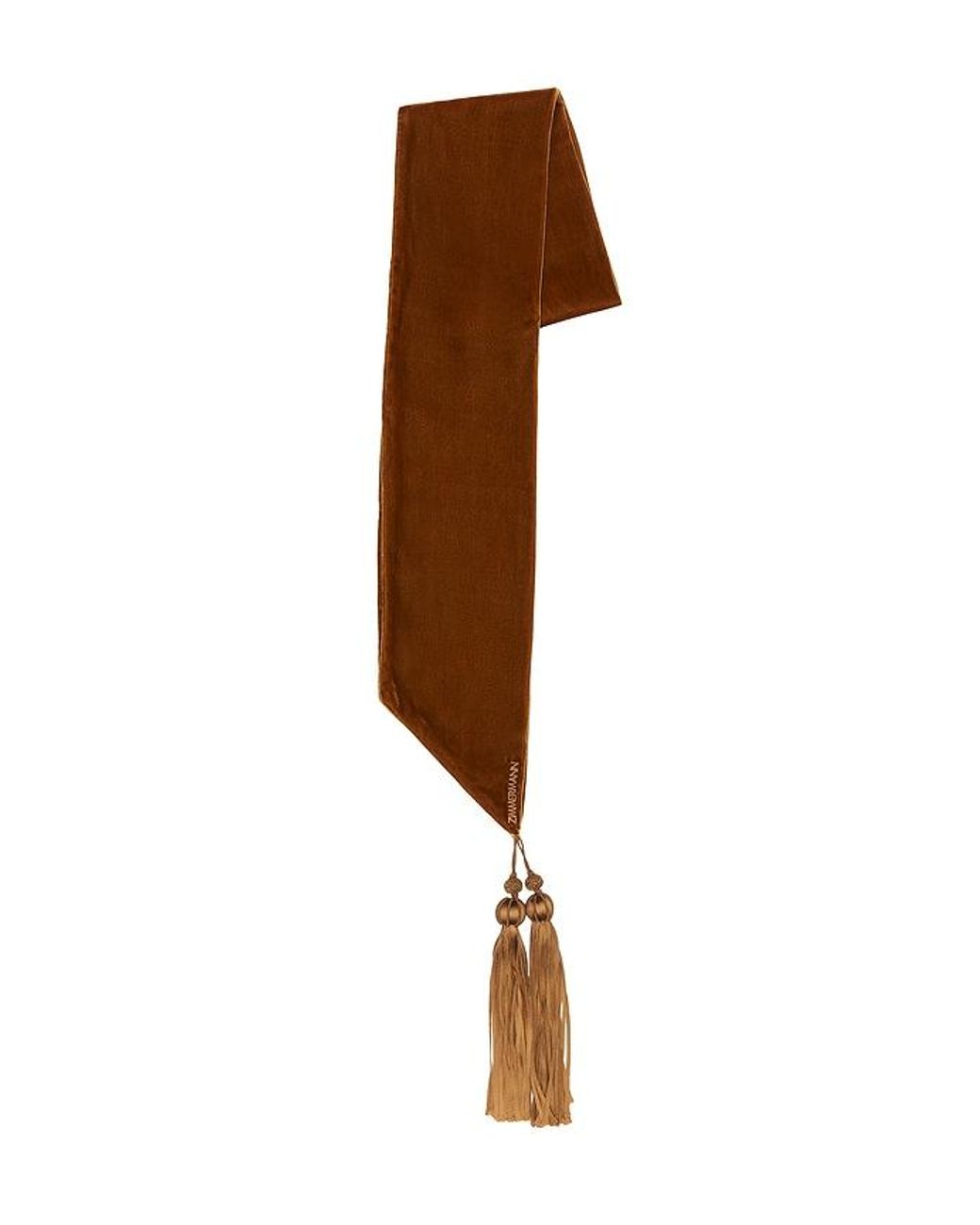 Zimmermann Brown Velvet Neck Scarf
