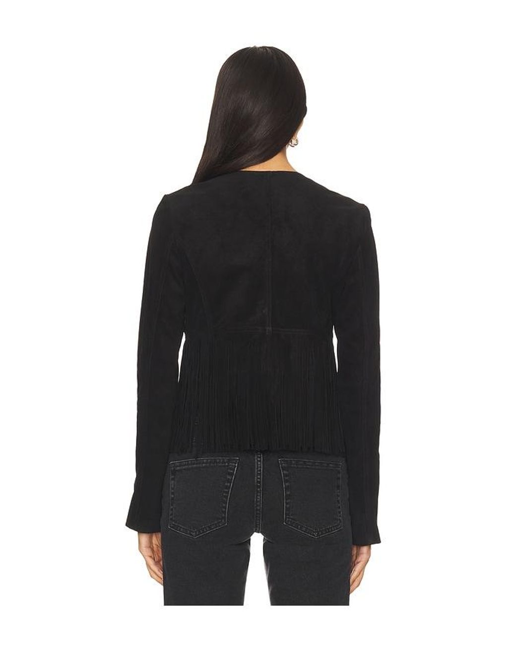 FRAME Black The Saddle Jacket