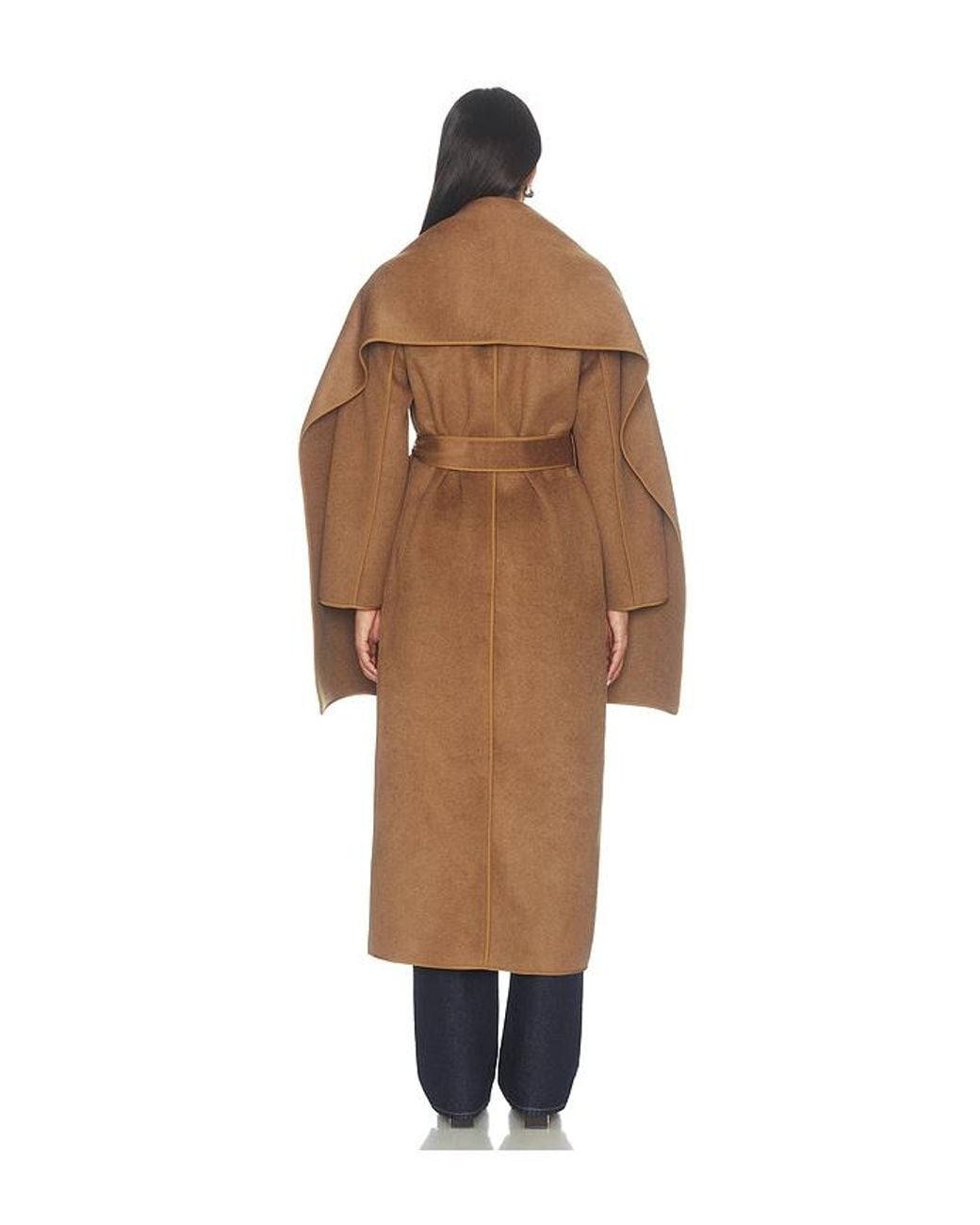 Elliatt Brown Veldra Scarf Coat