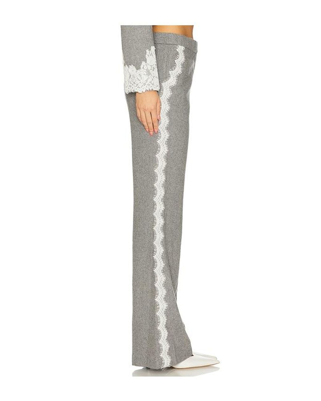 LoveShackFancy Gray Hose Oriaith