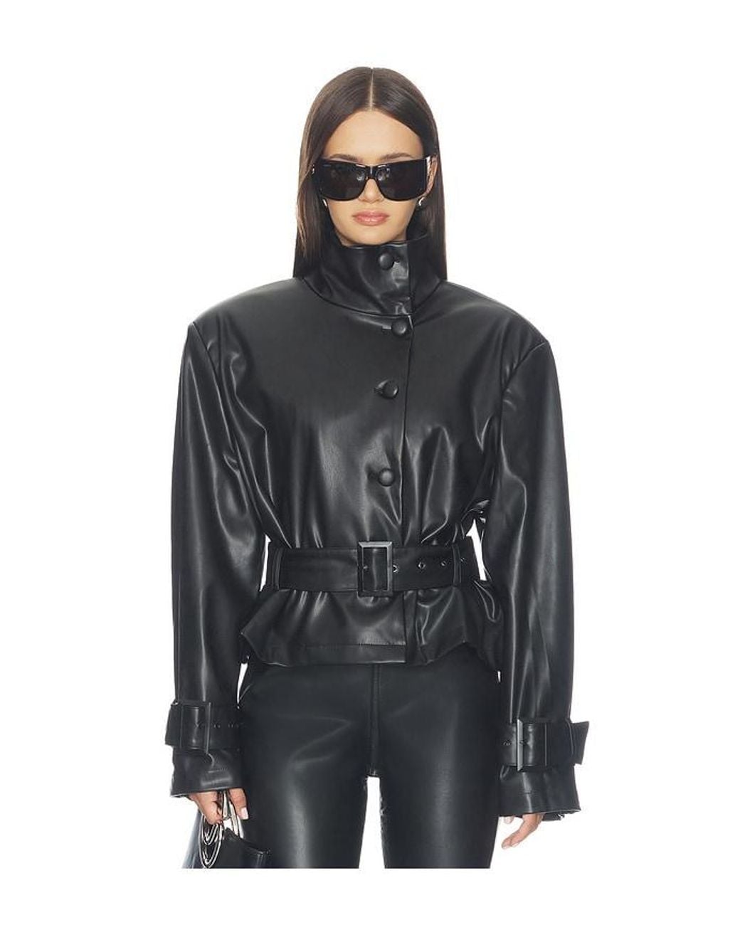 AFRM Black Scarlette Bomber