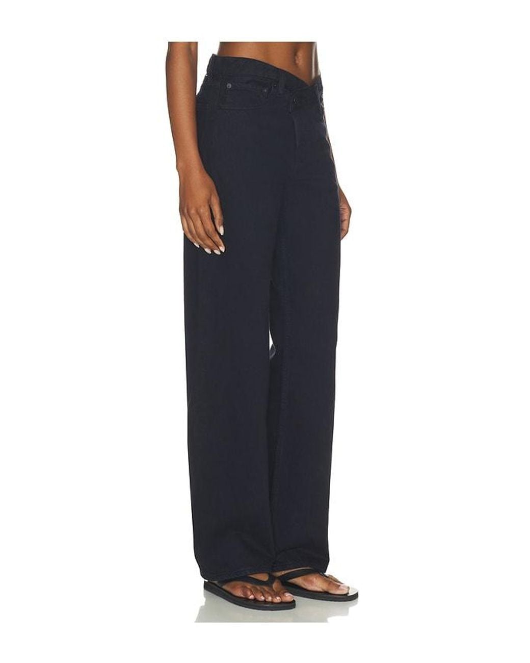 Agolde Blue Arc Criss Cross Jean
