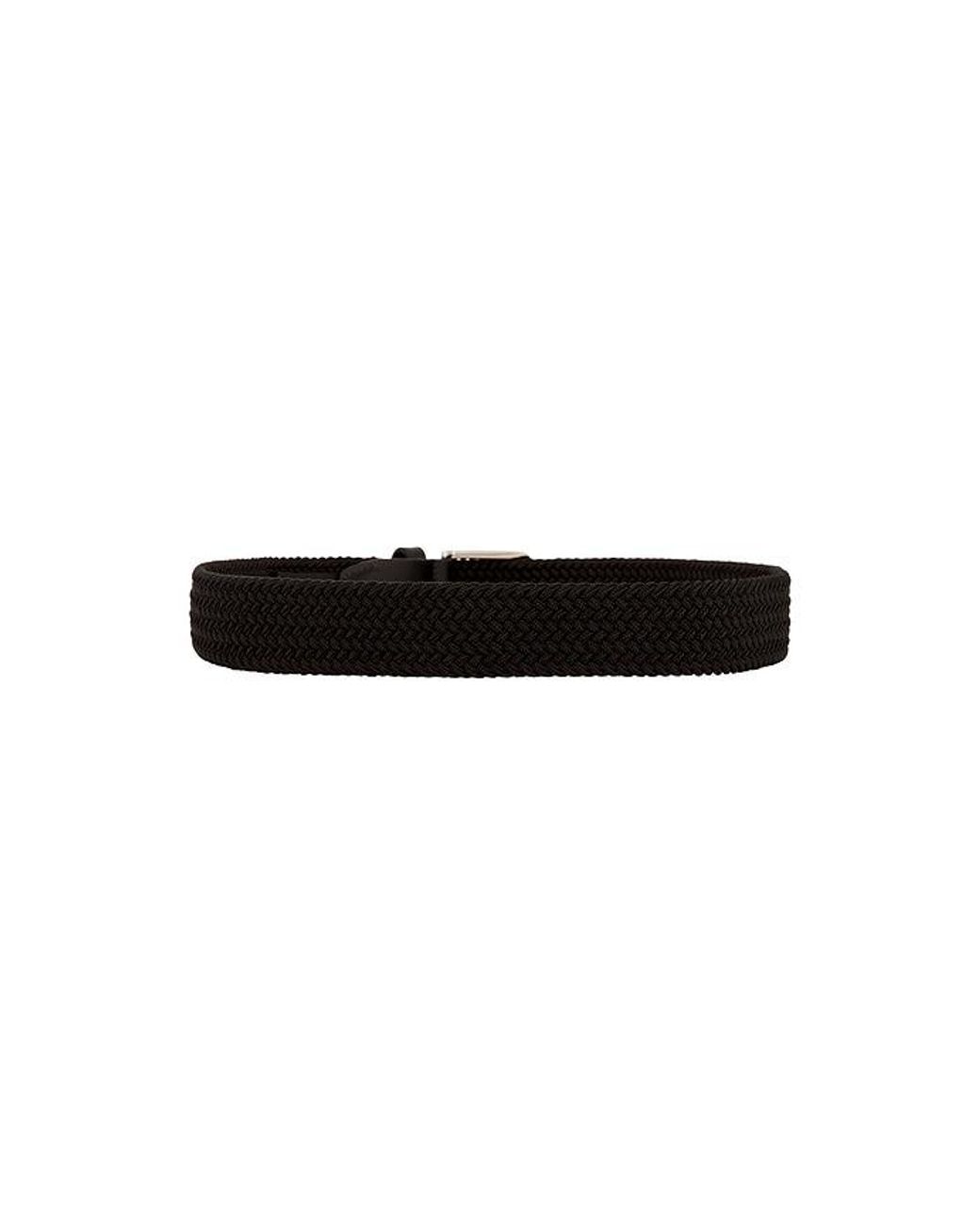 J.Lindeberg Black Bernhard Belt for men
