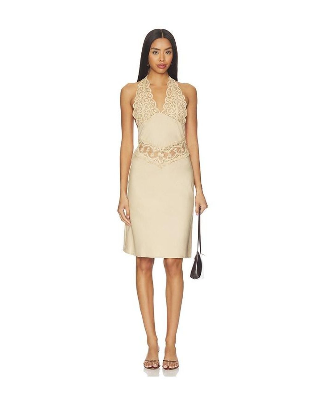 Lioness Natural Solana Midi Dress
