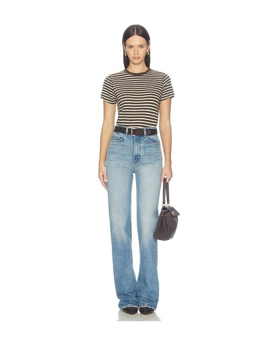 La Ligne Blue Stripe Molly Tee