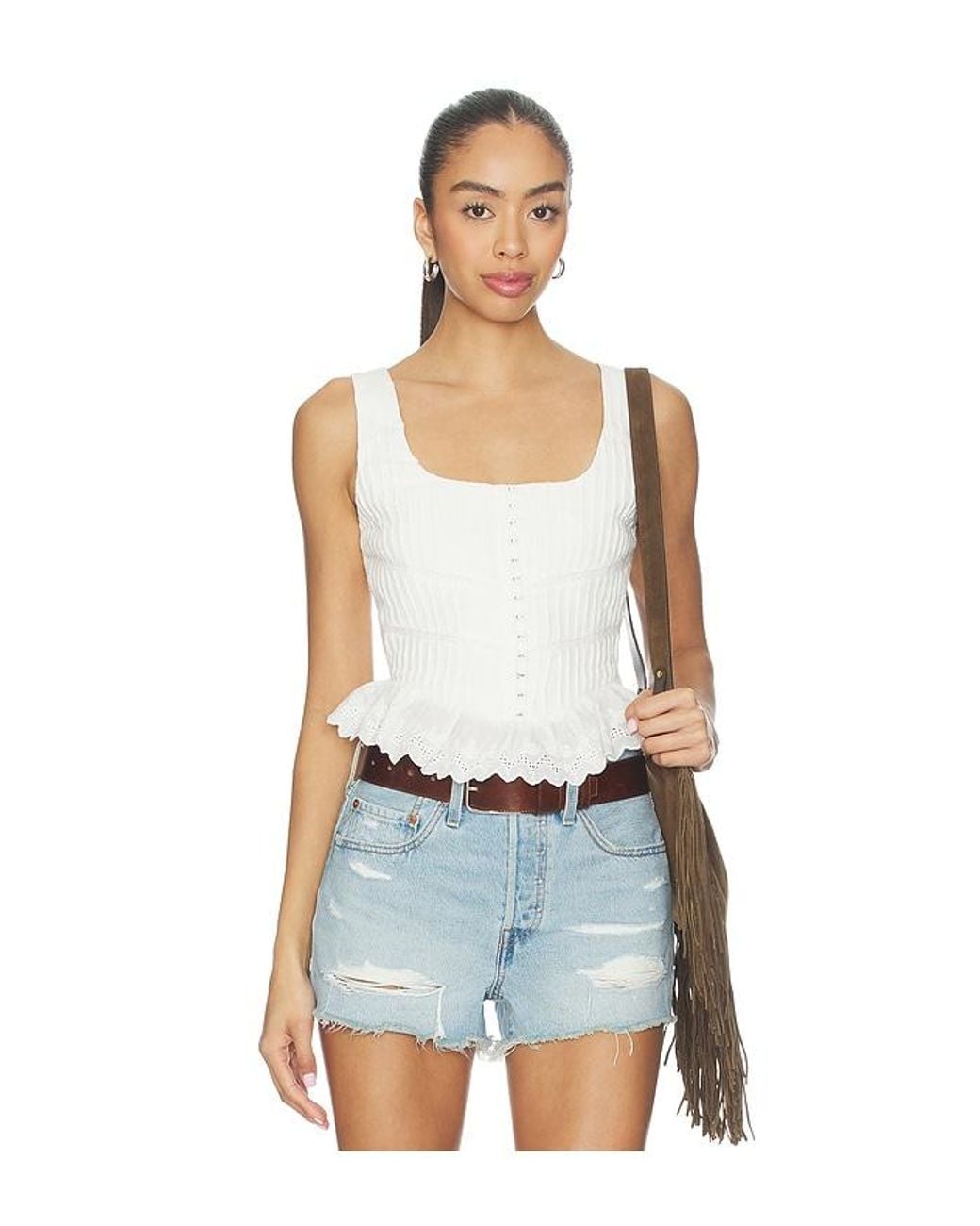 Heartloom Blue Christine Top