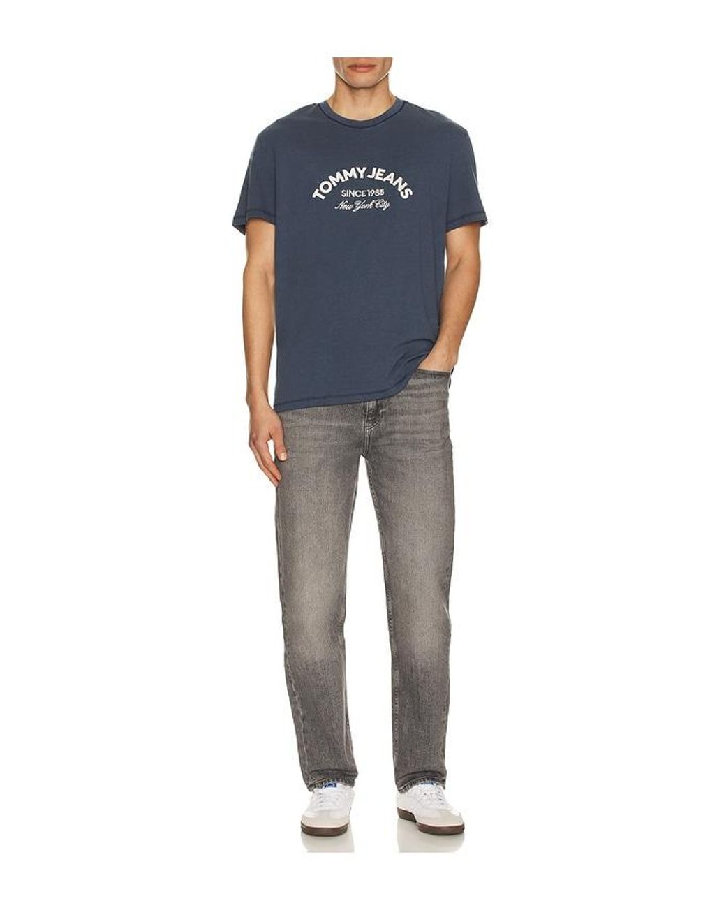 Tommy Hilfiger Gray Sonny Regular Tapered Jeans for men