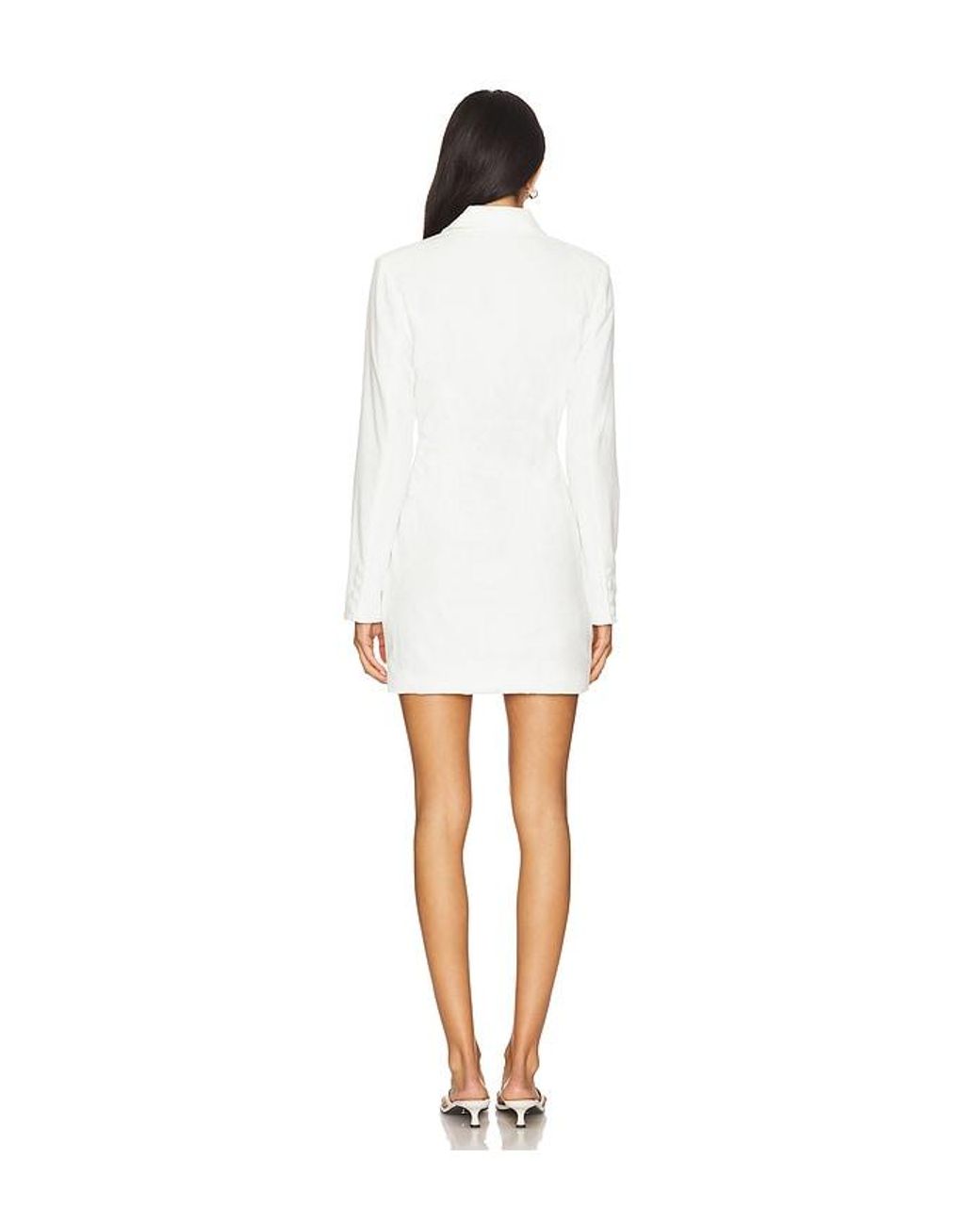 MORE TO COME White Mily Blazer Dress