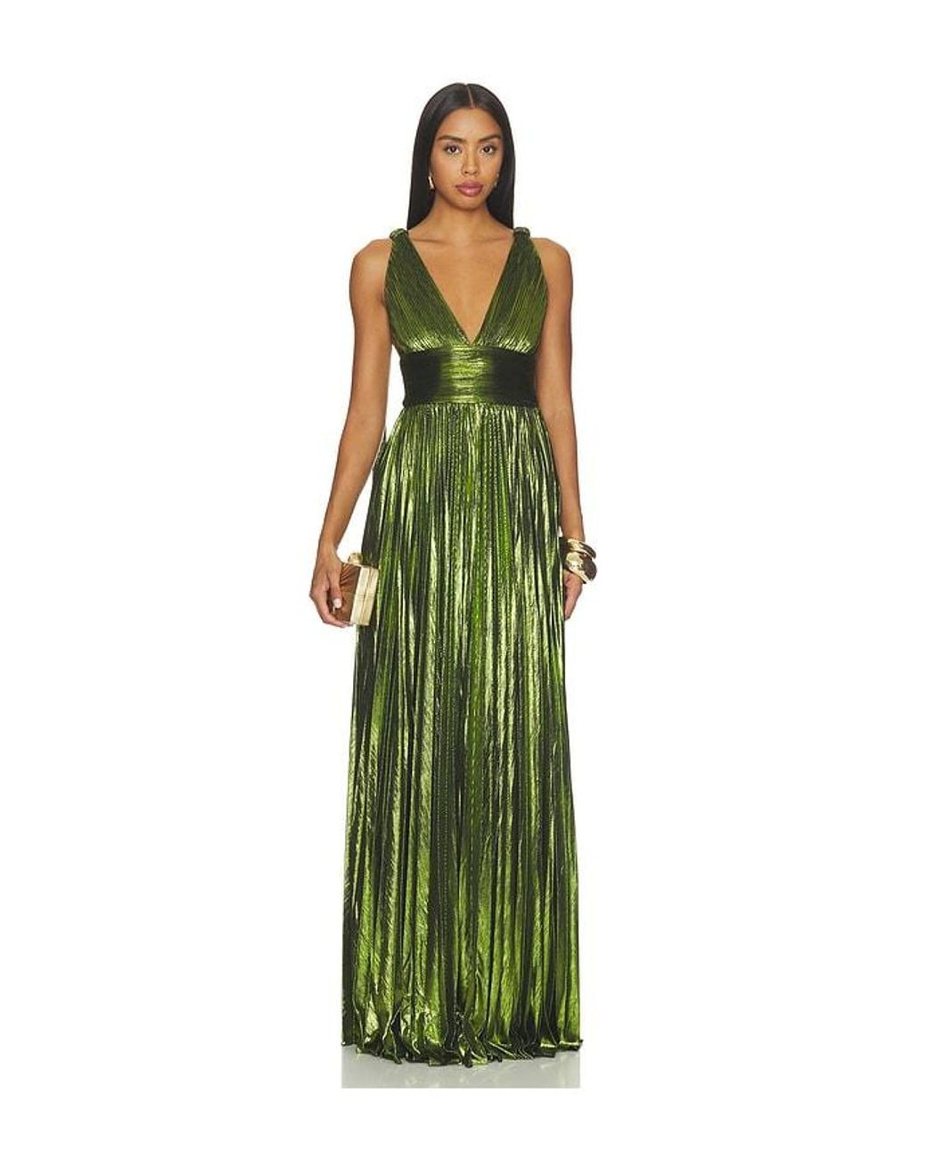 retroféte Green Perindo Dress