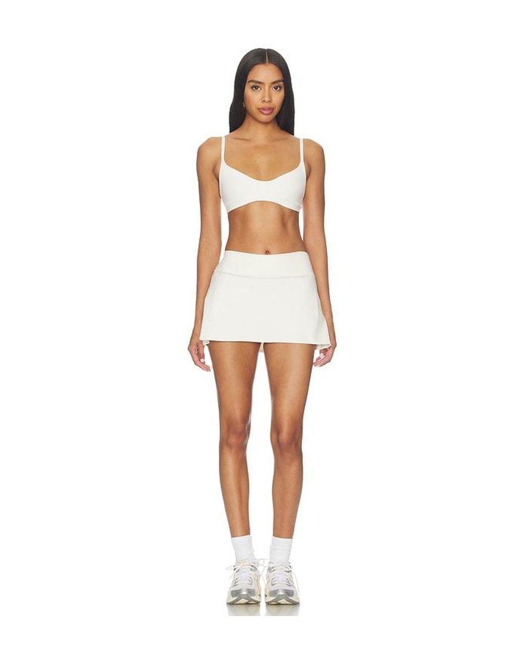 NikeSKIMS White Matte Skort
