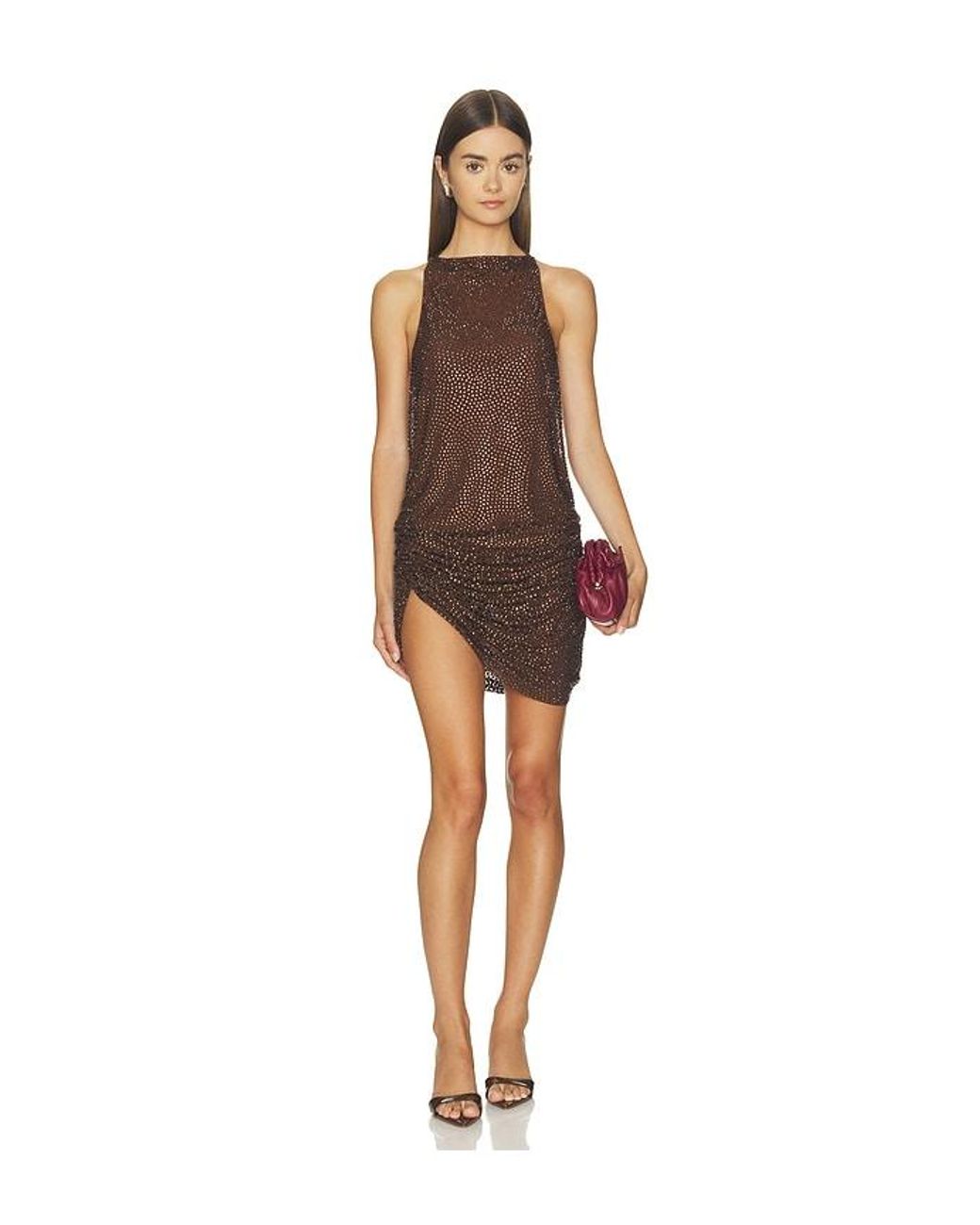 MAY MASHIAH Brown Emmy Skirt