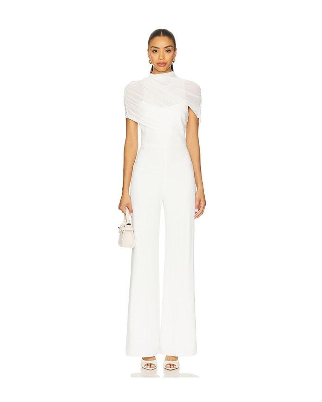 Amanda Uprichard White X Revolve Evianna Jumpsuit