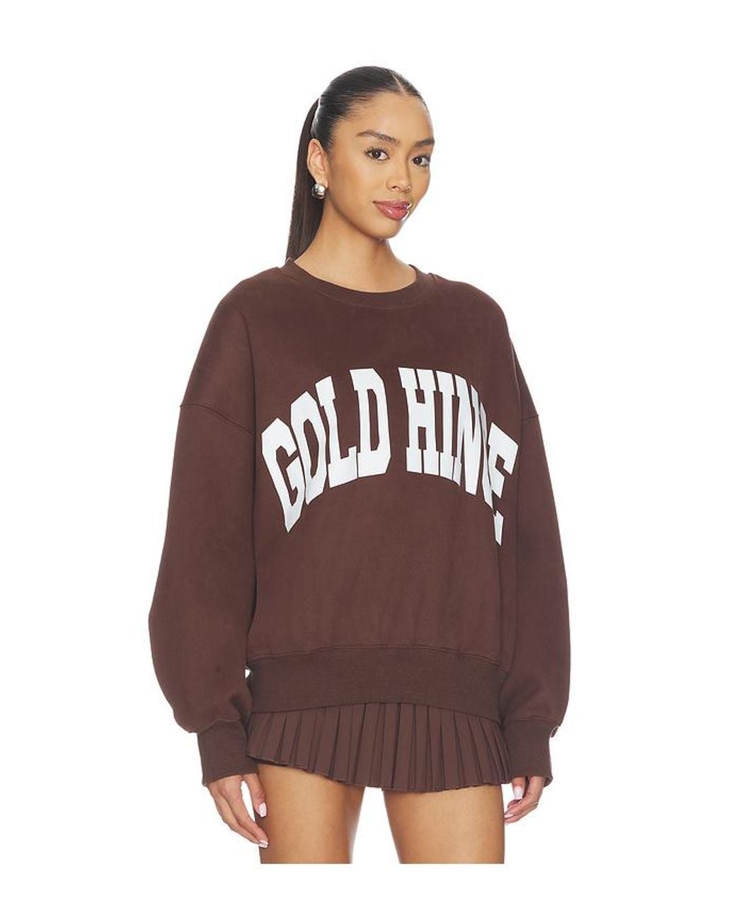 Gold Hinge Brown Sweatshirt