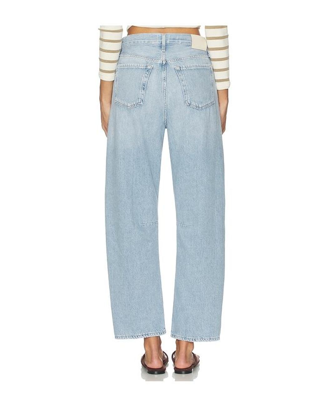 Citizens of Humanity Blue Petite Miro Relaxed Jeans