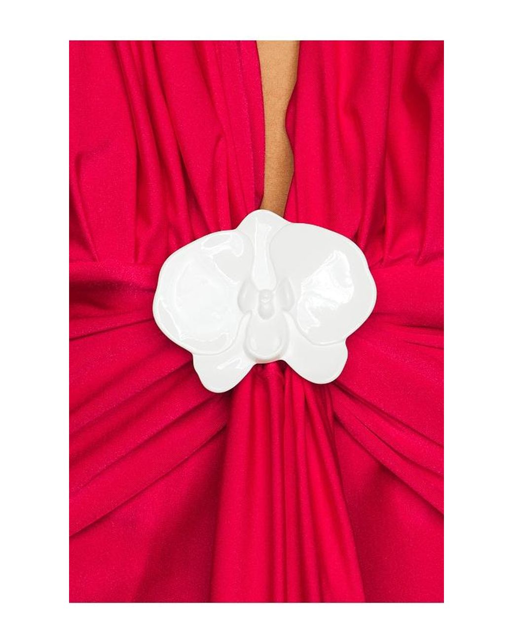 Shani Shemer Red Olesia Maxi Dress