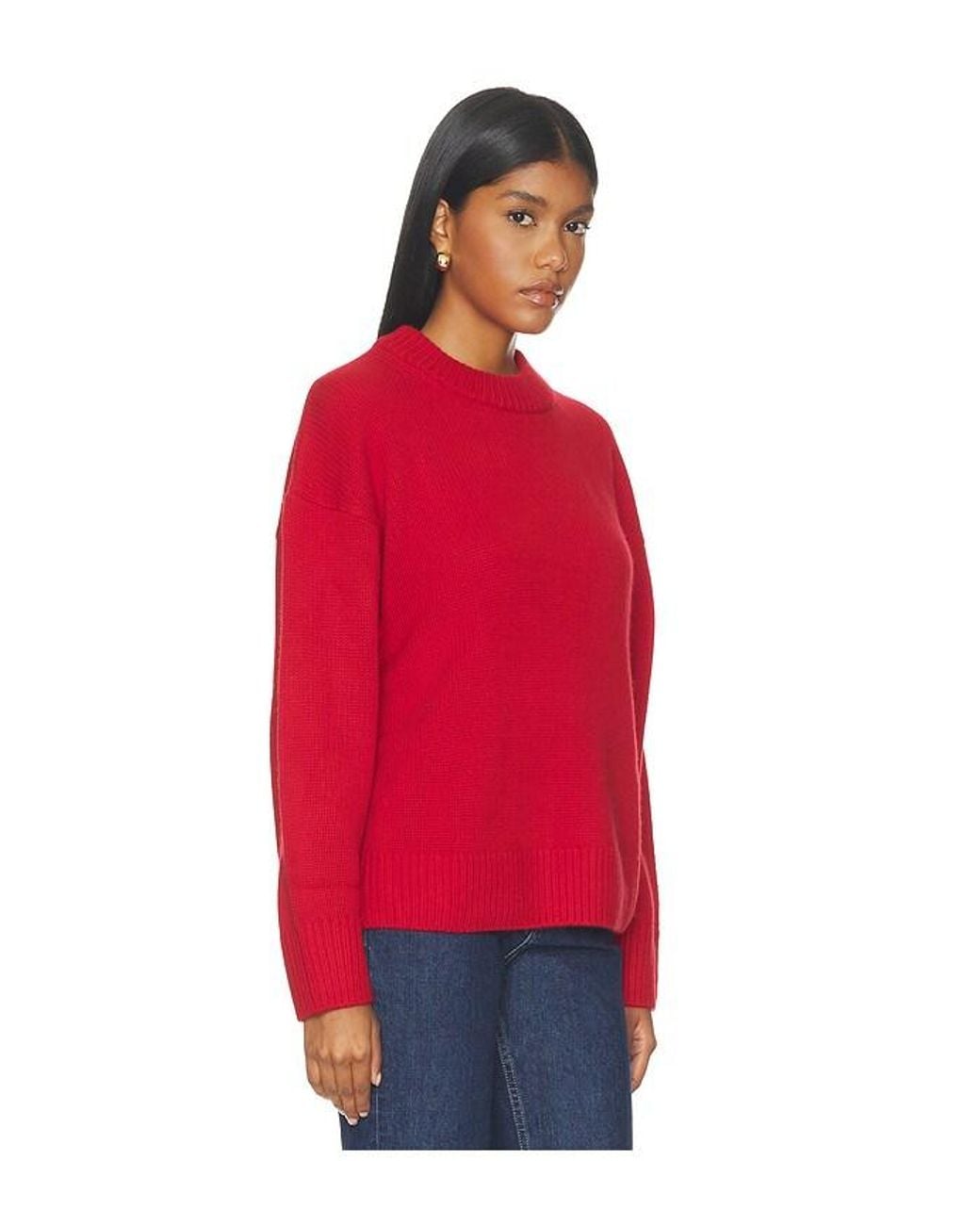 Sold Out NYC The Cashmere Signature Crew in Red | Lyst