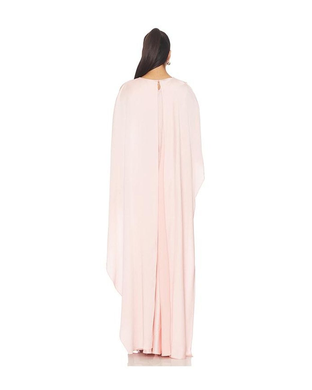 Jonathan Simkhai Pink Izel Cape Gown