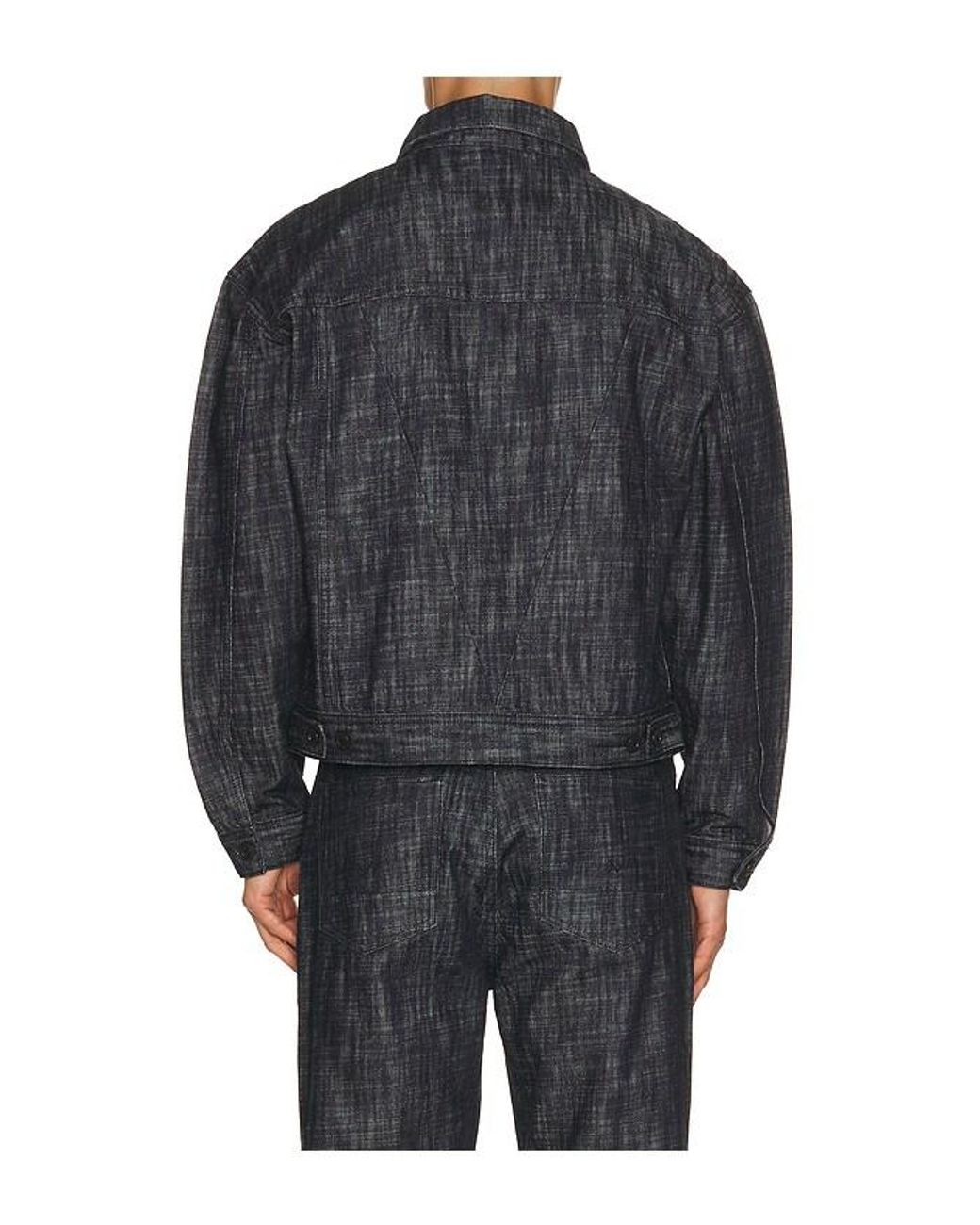 Hudson Black Trucker Jacket for men