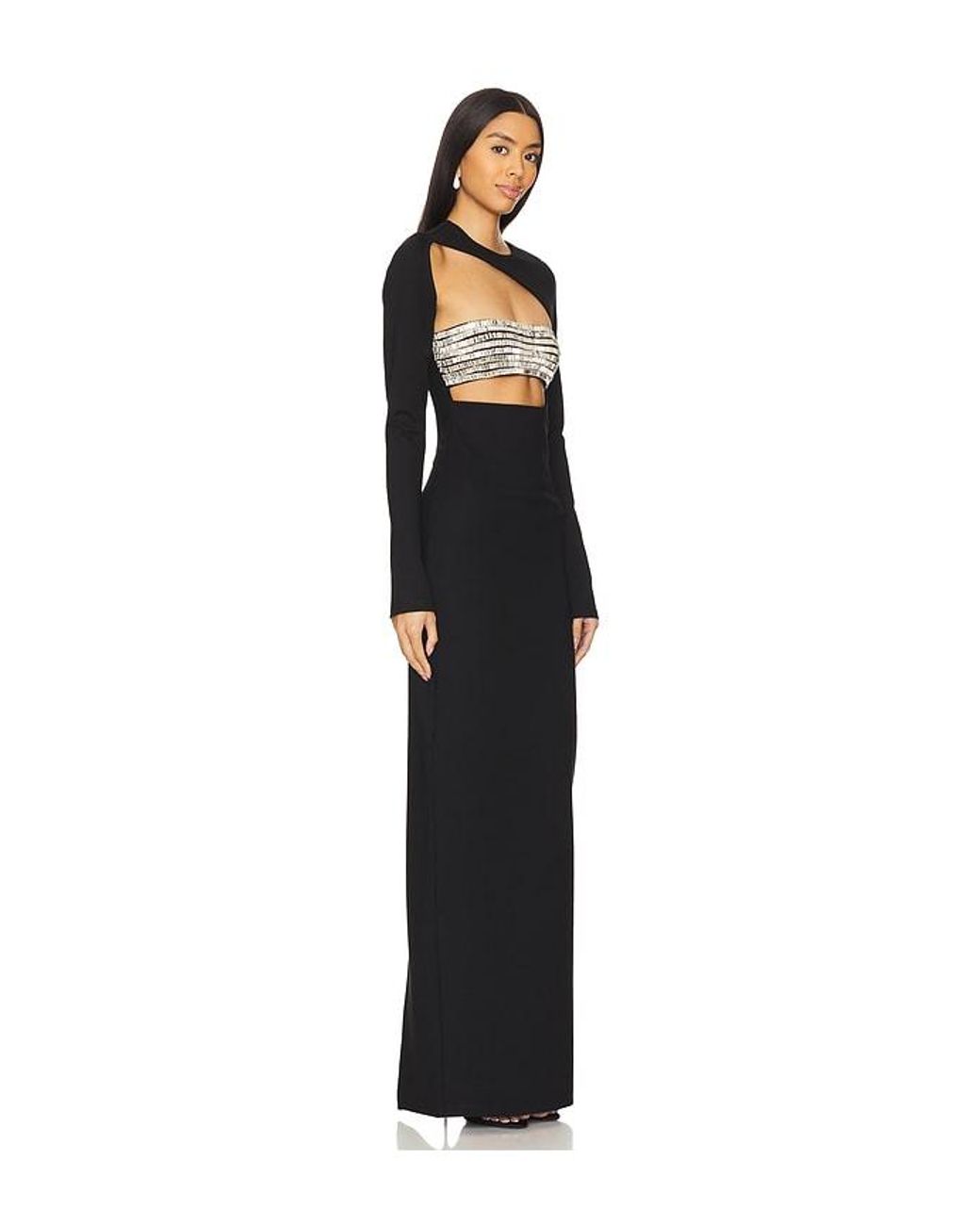 chinese dress ladies Silk Maxi Dress Suzanne – Gaâla main image 1