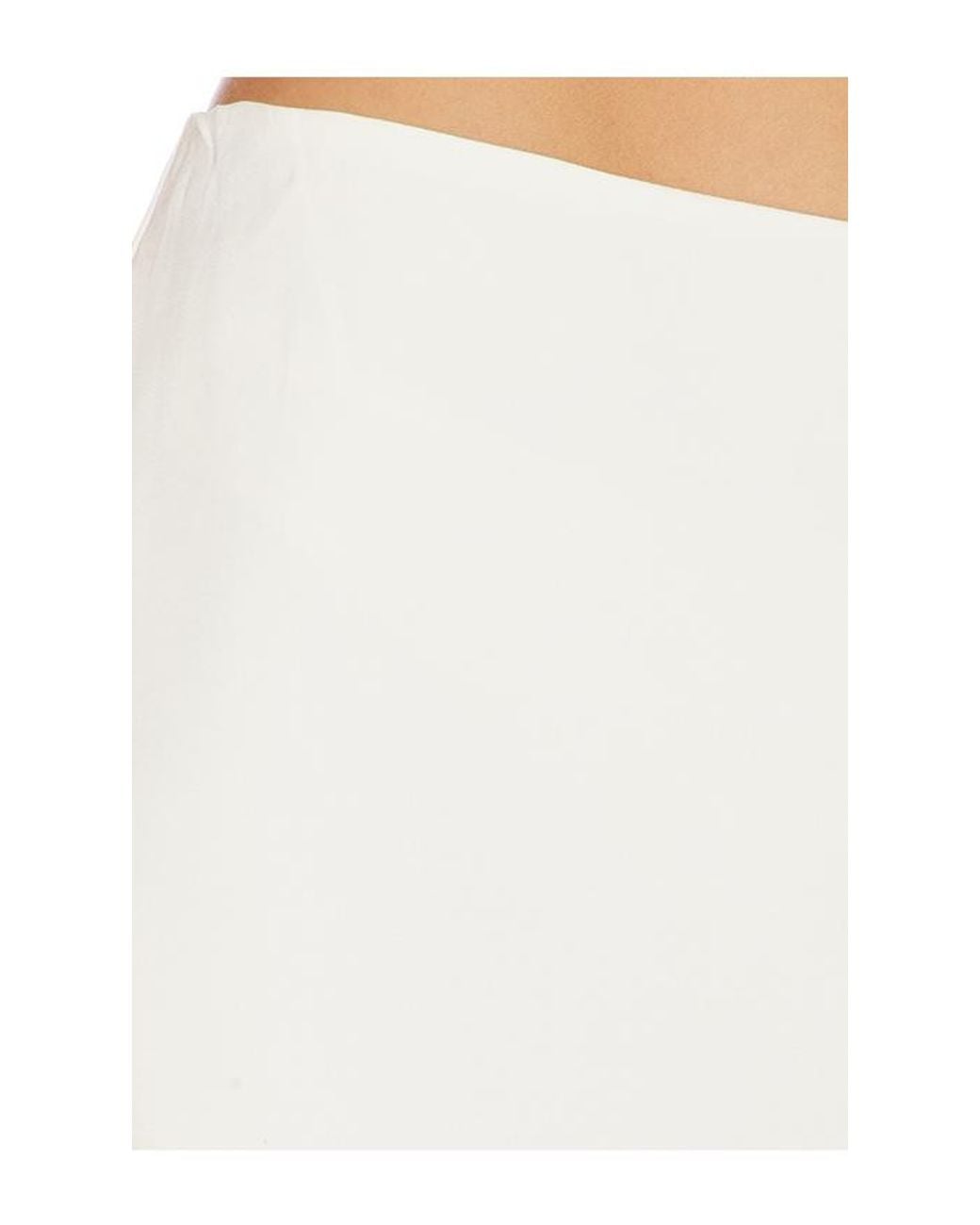 SNDY'S White Aleno Mini Skirt