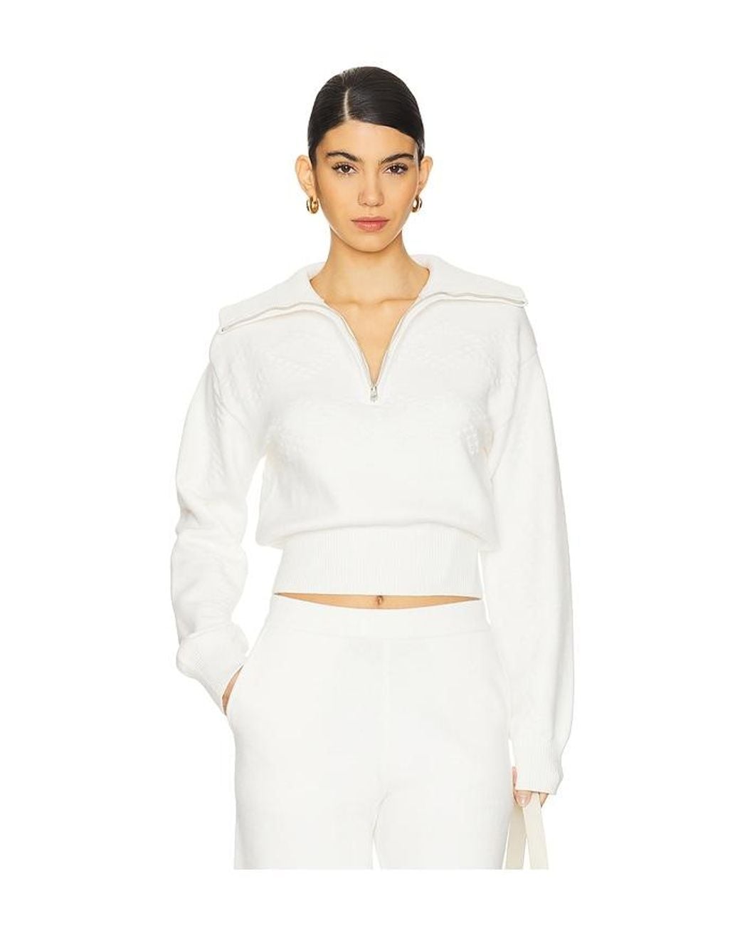 Tularosa White Rey Sweater