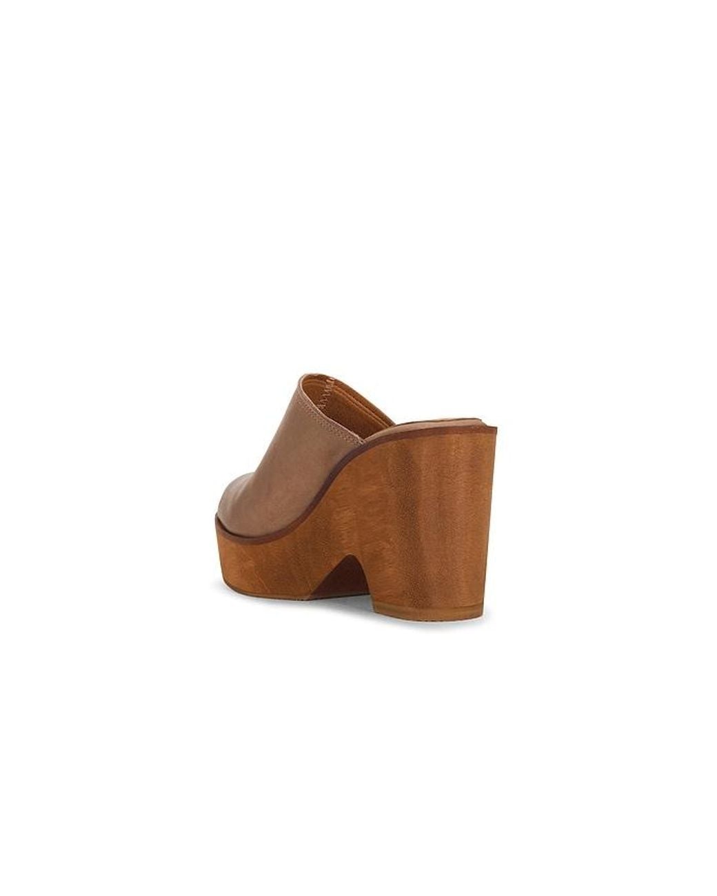 Free People Brown Hudson Wedge Clog