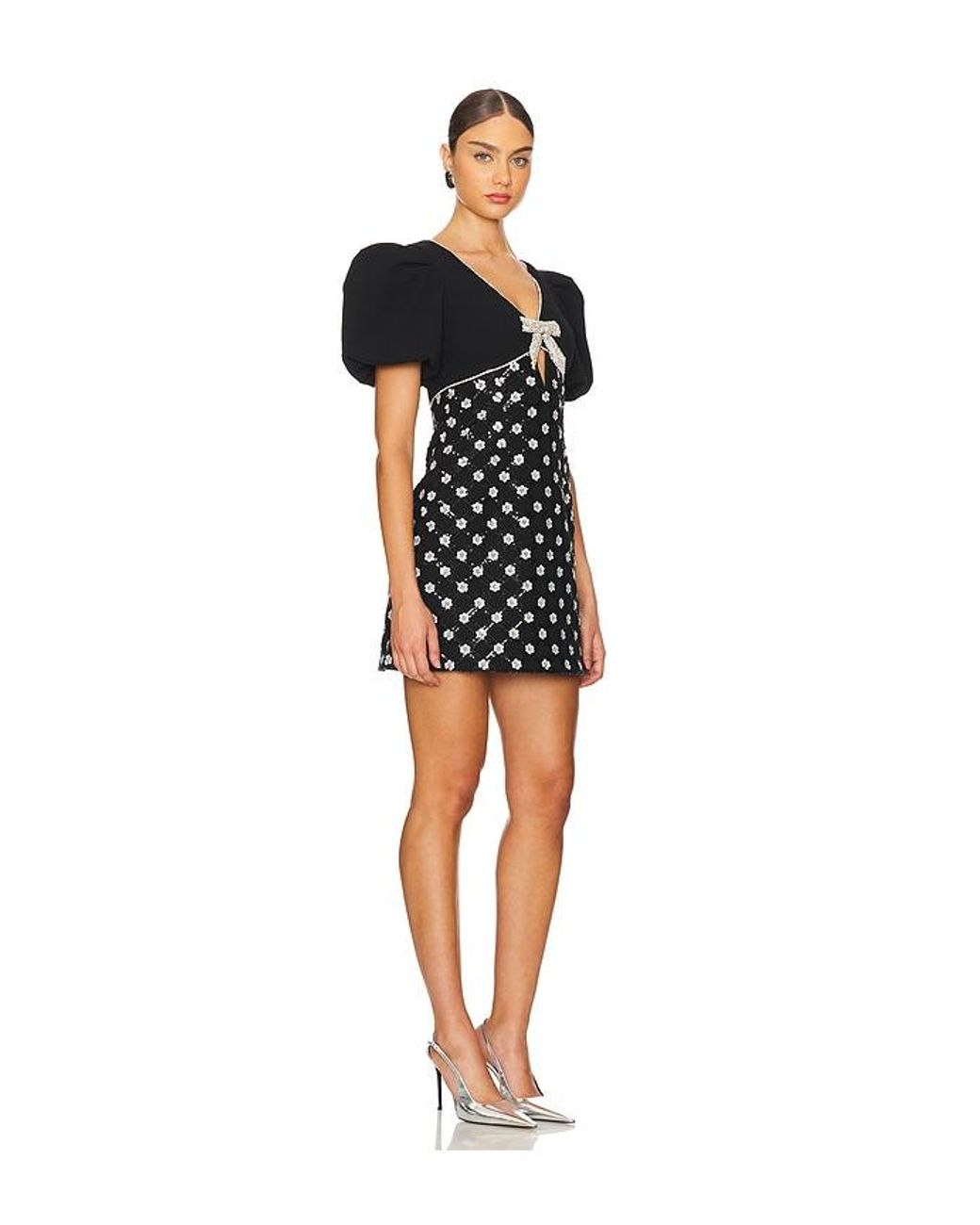 Rebecca Vallance X Nicky Hilton Alivia Short Sleeve Mini Dress in Black | Lyst Rebecca Vallance X Nicky Hilton Alivia Short Sleeve Mini Dress in Black | Lyst