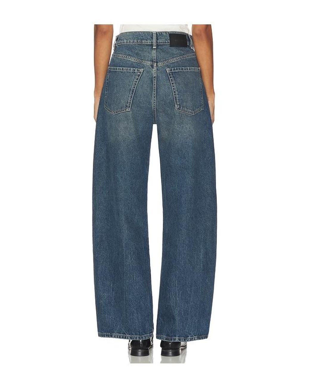 DL1961 Blue Taylor Ultra High Rise Barrel Jeans