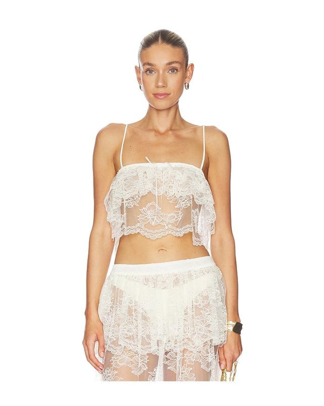 Tularosa White Amelia Top