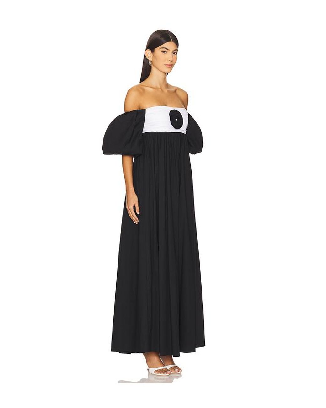 Vestido Santina En Color Negro Talla (También En Xs) Caroline Constas de color Black