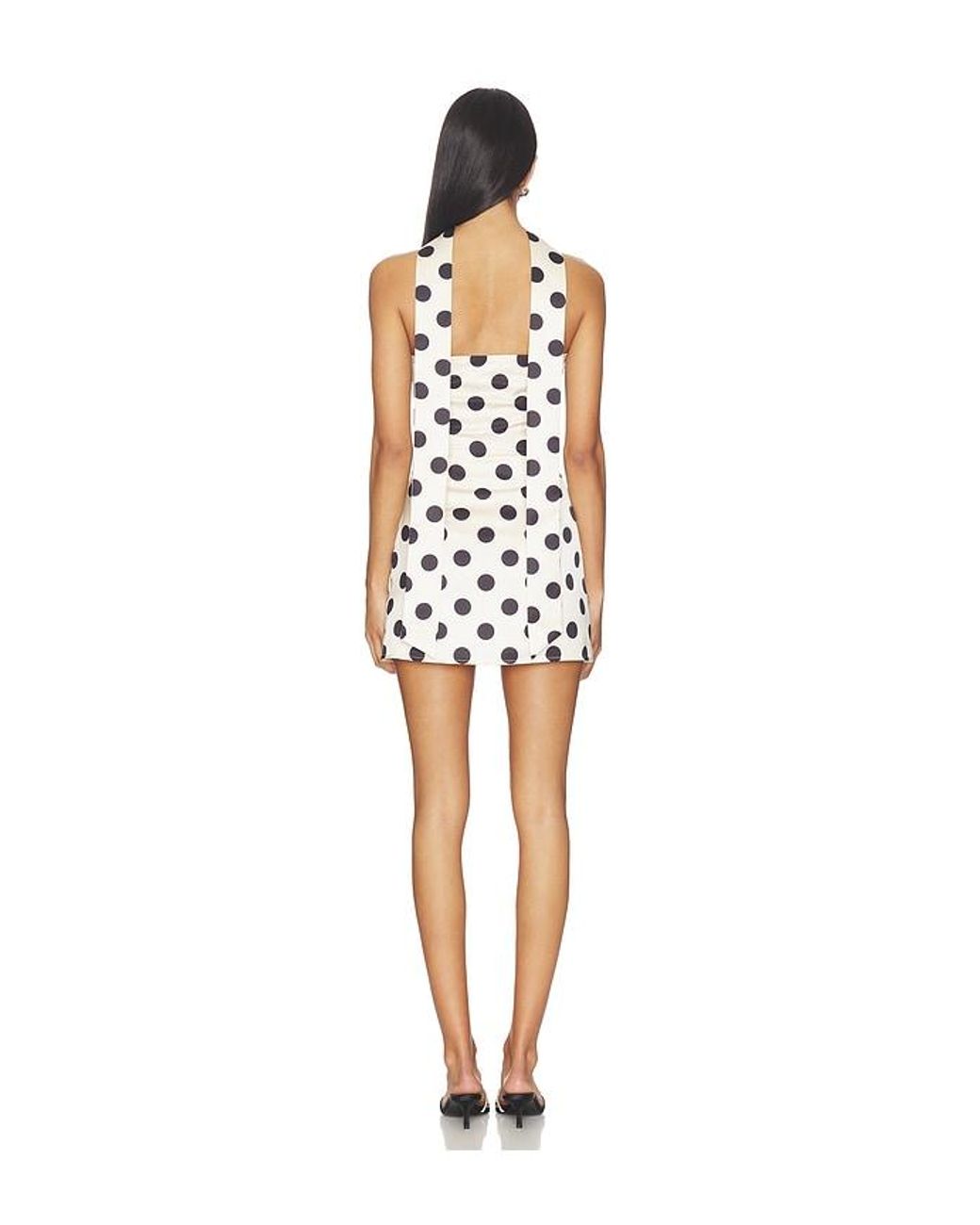 MORE TO COME White Hartlen Strapless Mini Dress