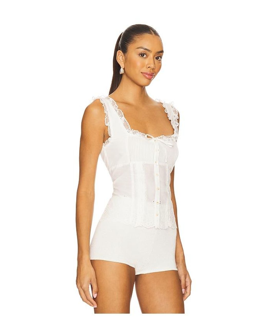 LPA White Janelle Top