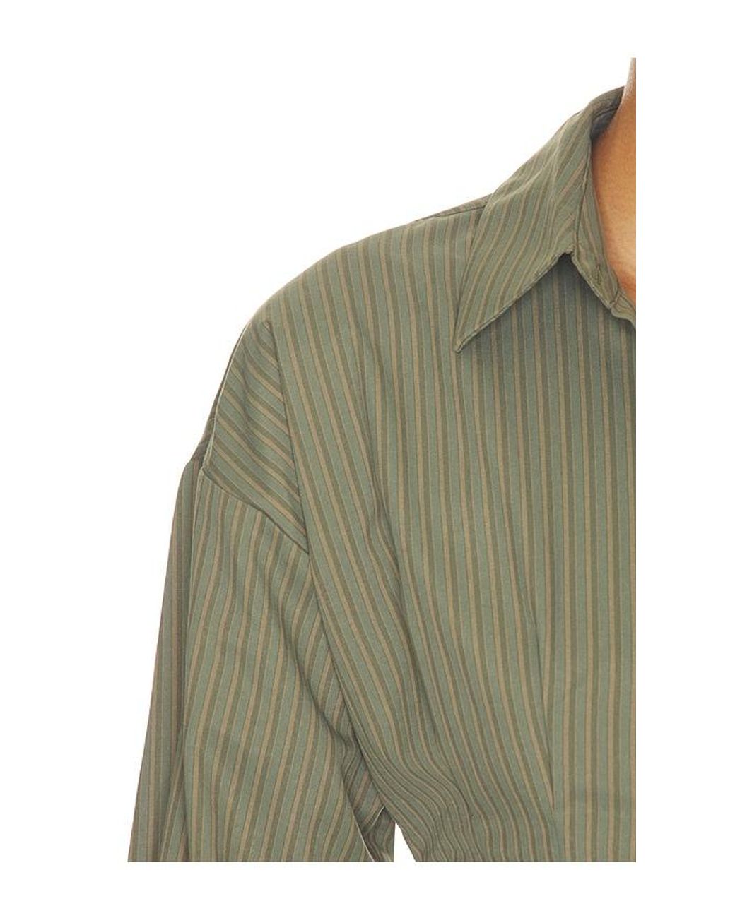 ALL THE WAYS Green Jeyne Button Up Top