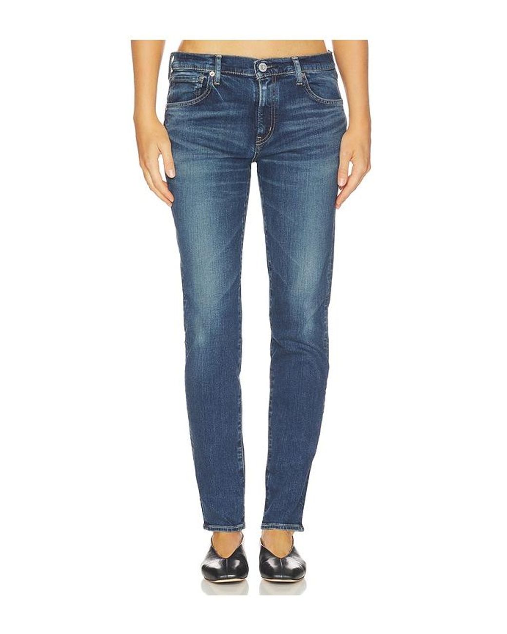 Moussy Blue Glocester Skinny Long Jeans