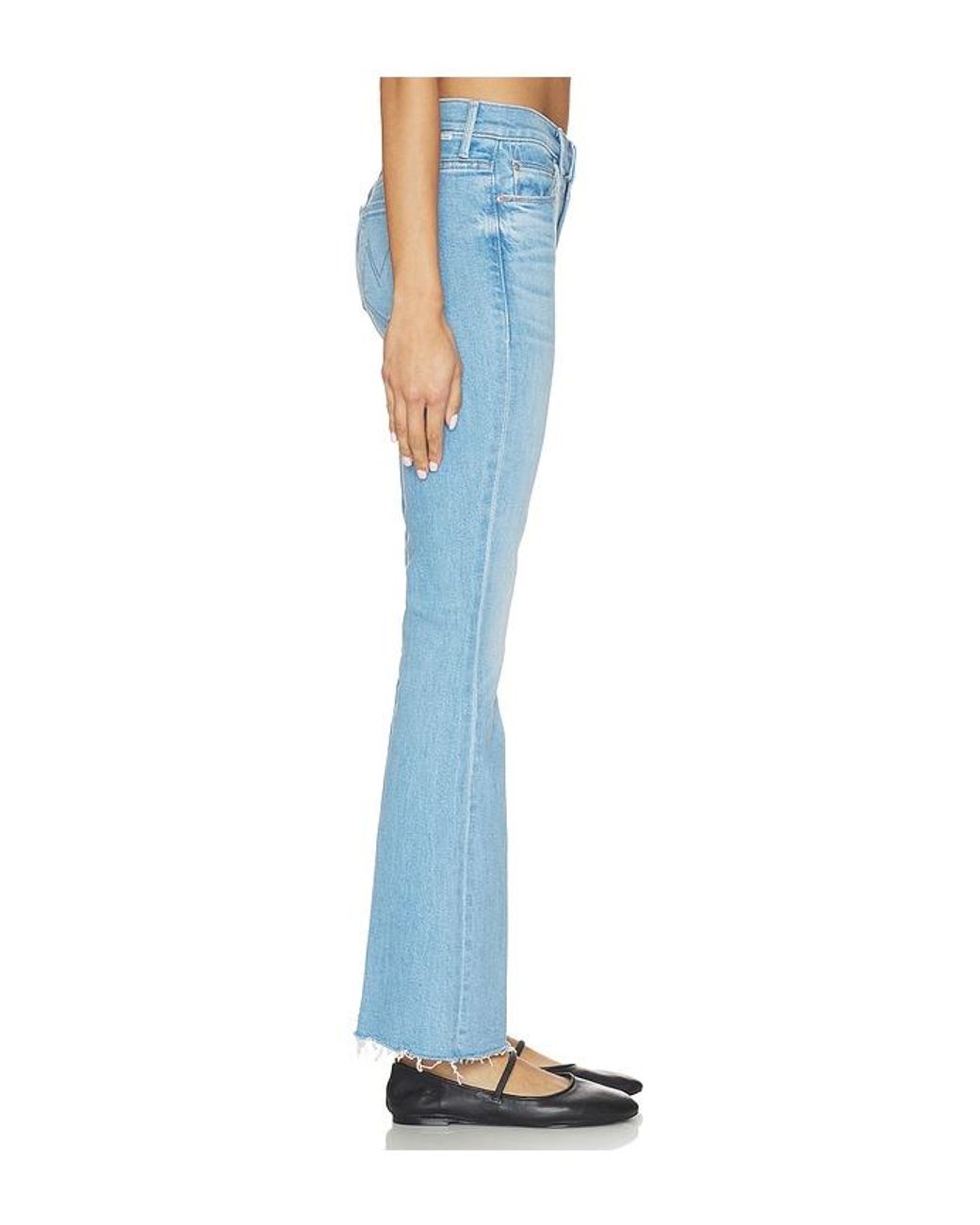 Mother Blue The Weekend Fray Jeans