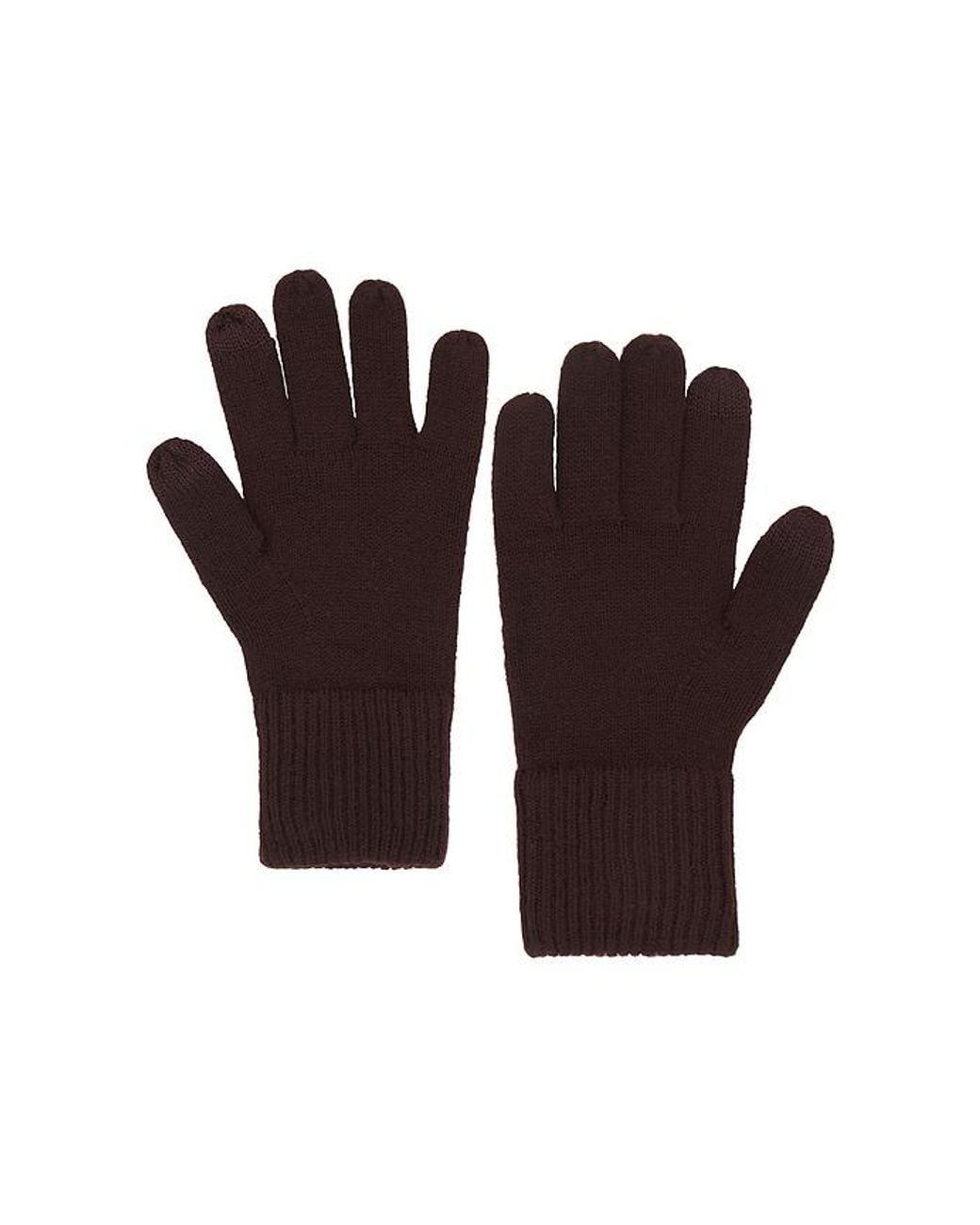 Rag & Bone Purple Blake Wool Blend Gloves