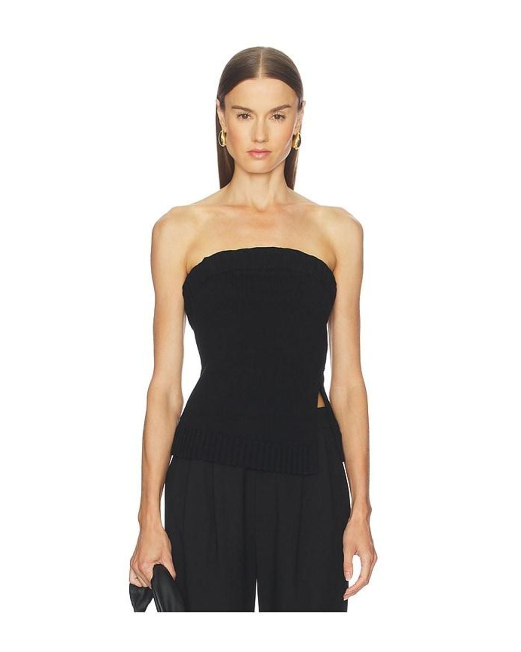 Cult Gaia Black Lou Top