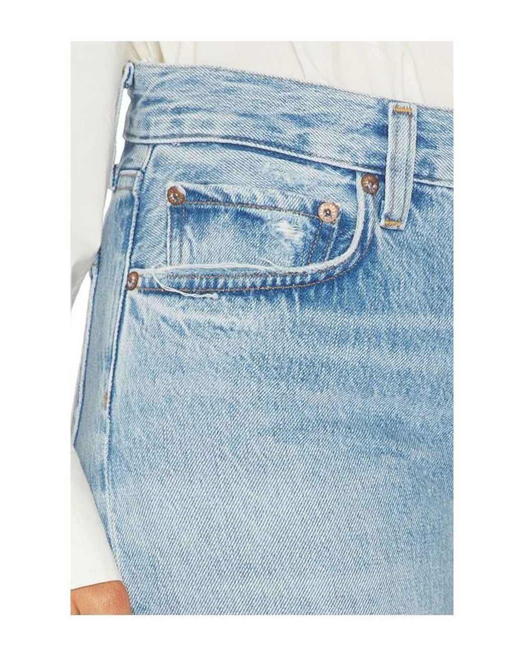 Agolde Blue Romney Low Rise Jeans