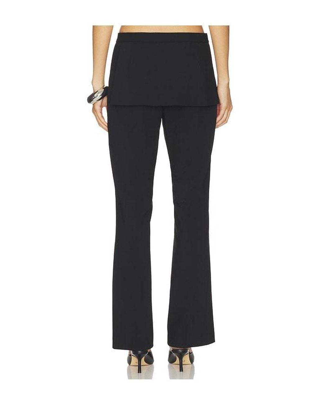 Sandy Liang Black Mulberry Pant