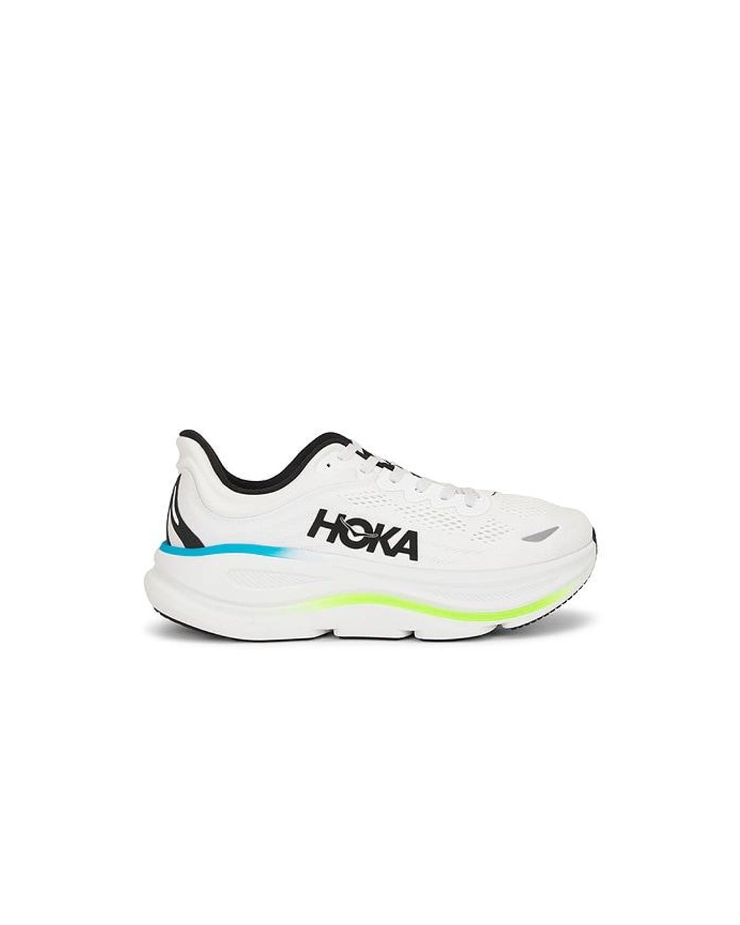 Hoka One One White Bondi 9 Sneaker for men