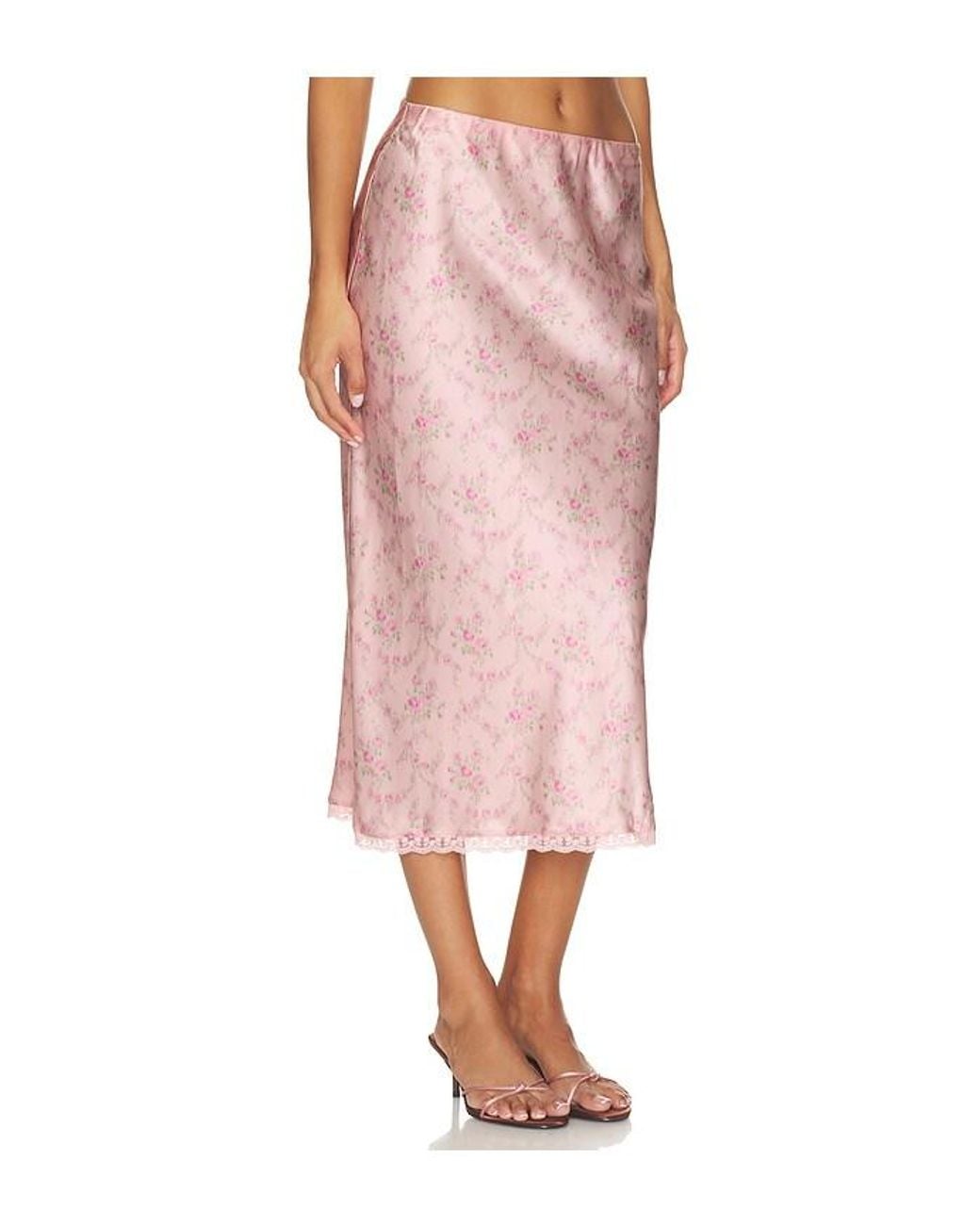 LoveShackFancy Pink Castle Skirt