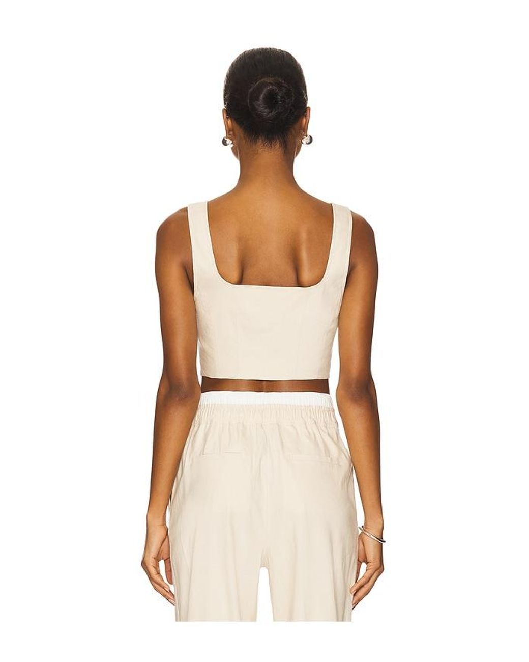 Jonathan Simkhai Natural Anderson Bustier Top