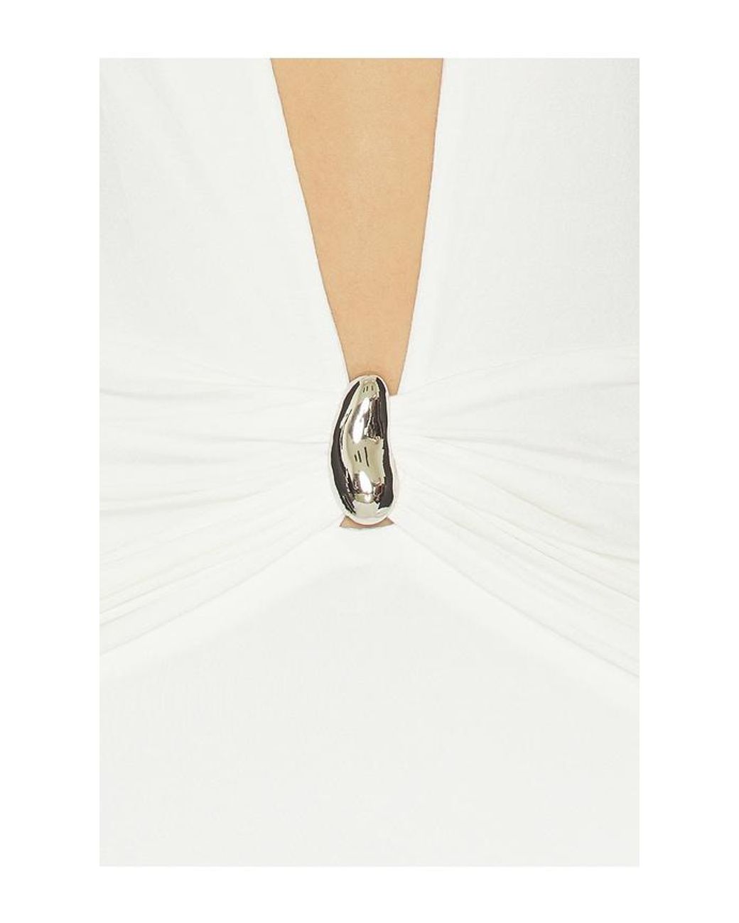 superdown White Lainee Halter Maxi Dress