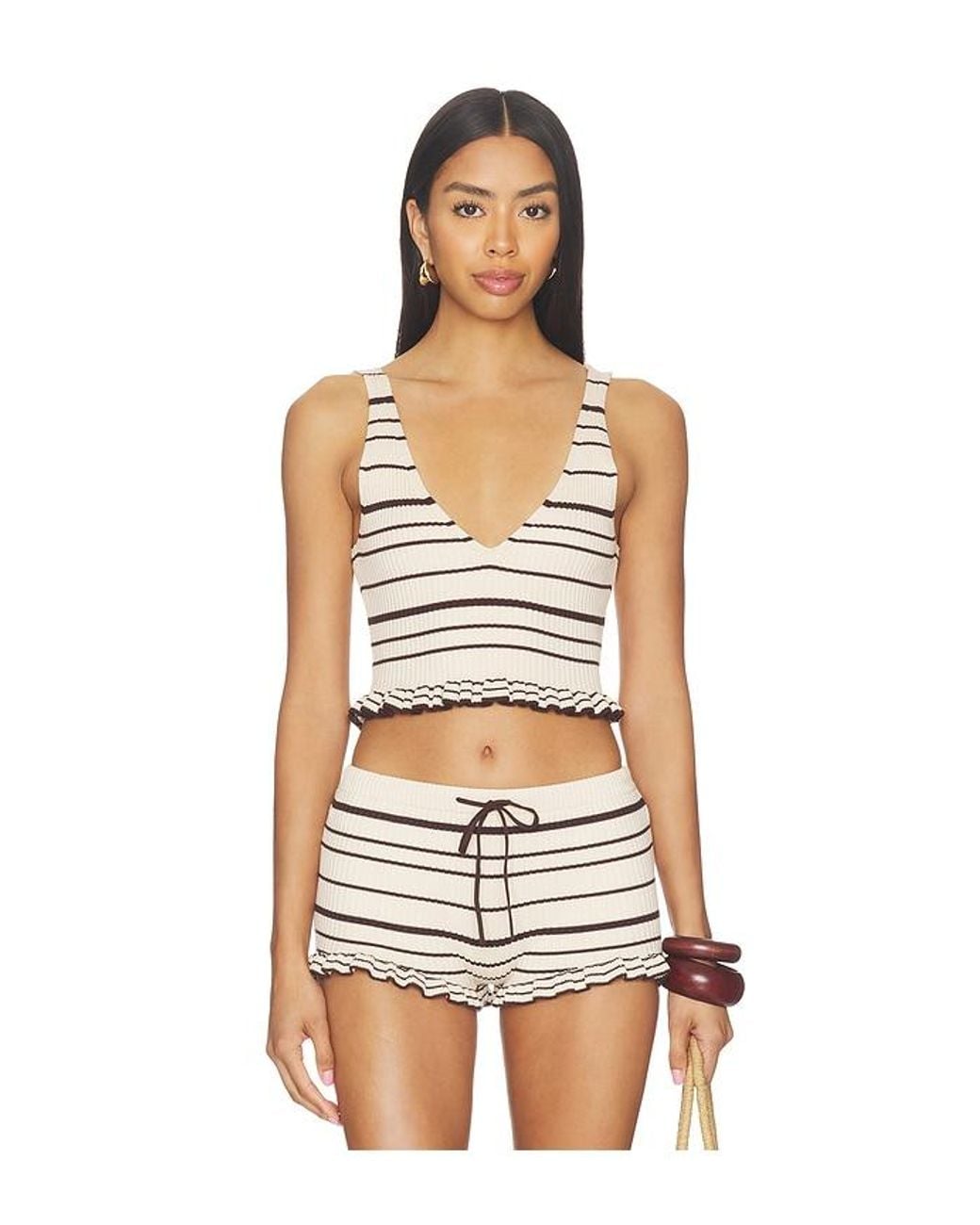 Lovers + Friends Multicolor Etta Stripe Knit Tank