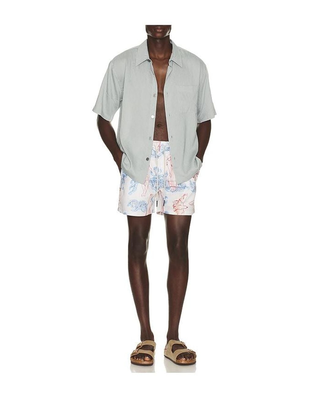 Oas Multicolor Lorien Swim Shorts for men